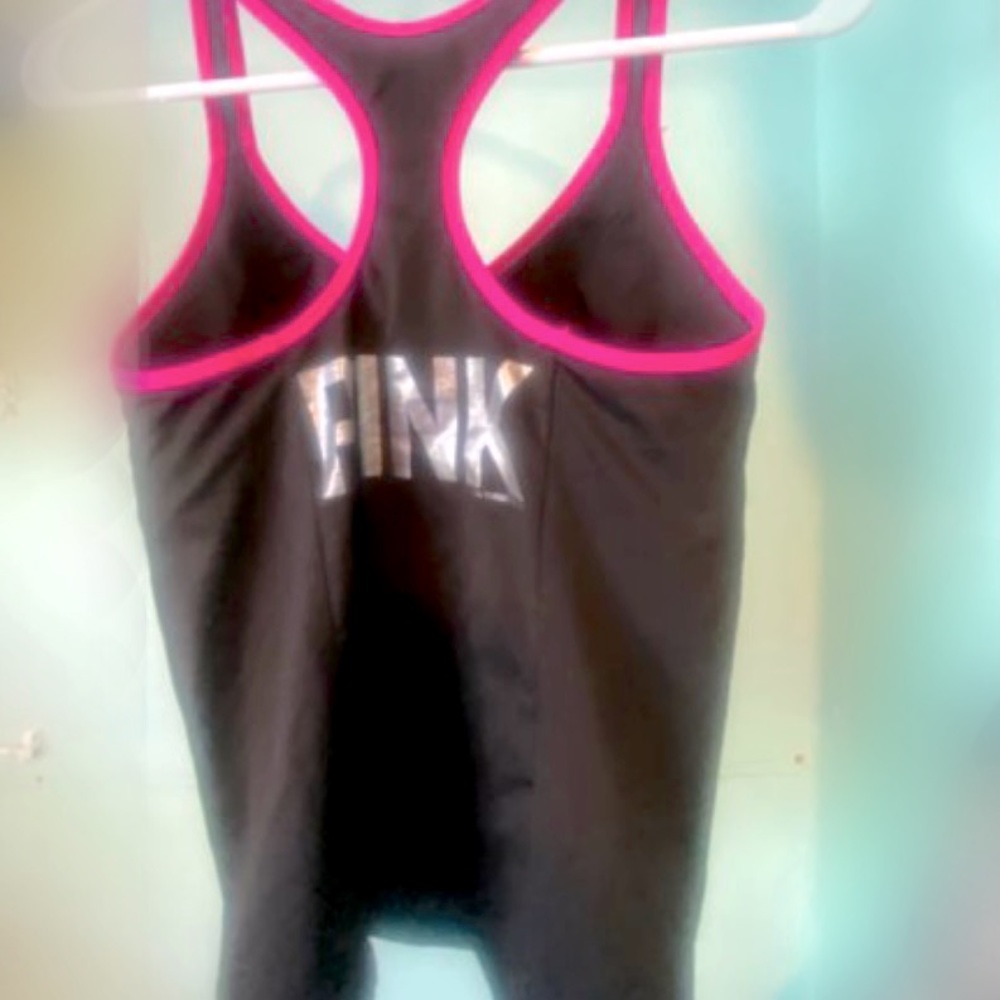 Pink workout top